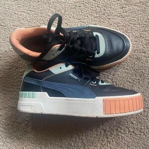 Puma Women's multi colored platform shoes